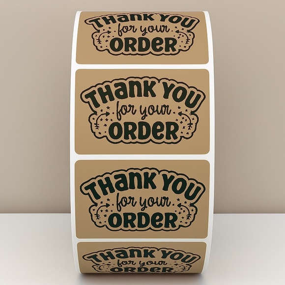 STICKERAFT Other - Thank You For Your Order Stickers Labels Packaging Small Business